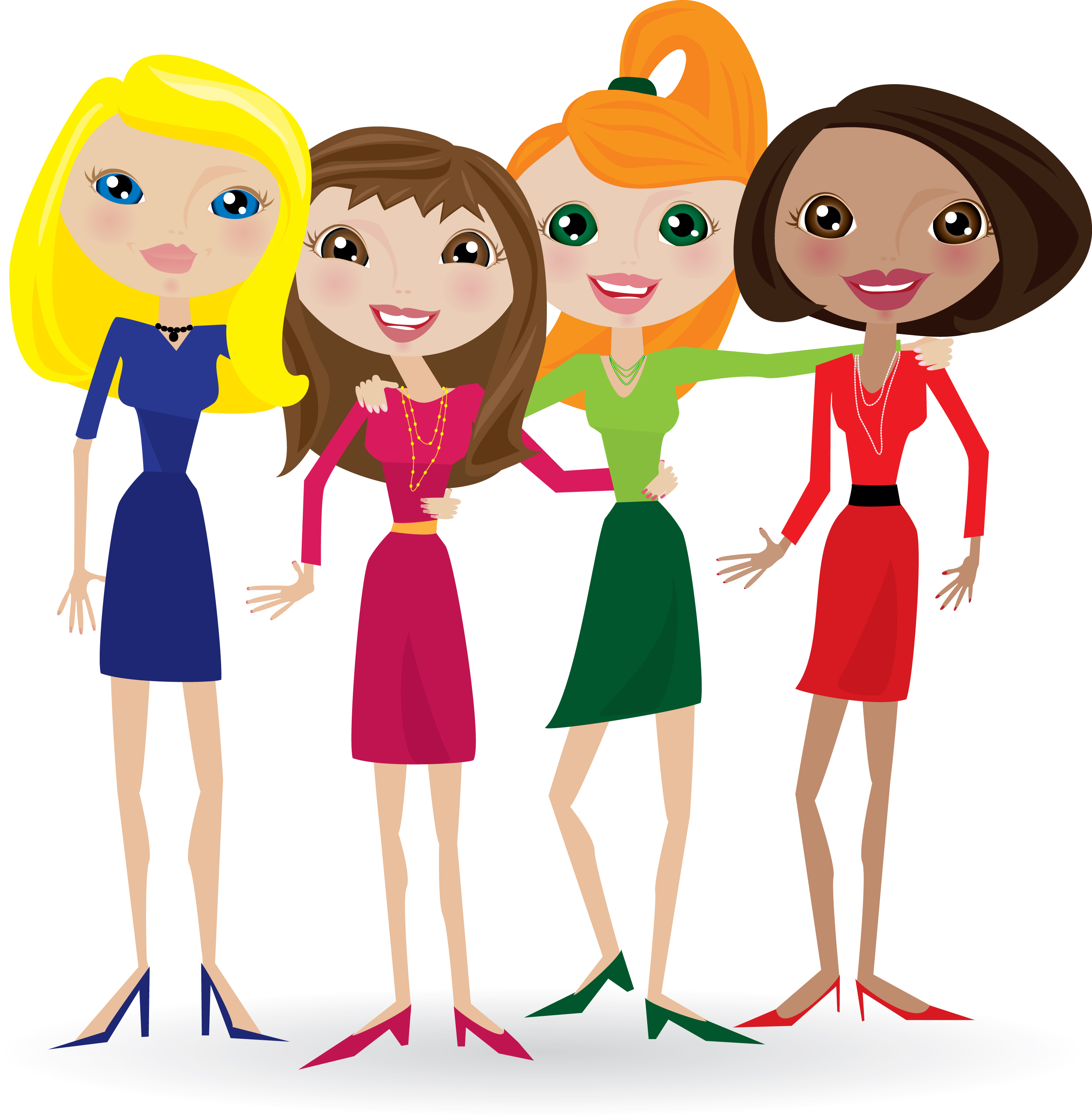 clipart pictures of girlfriends - photo #28