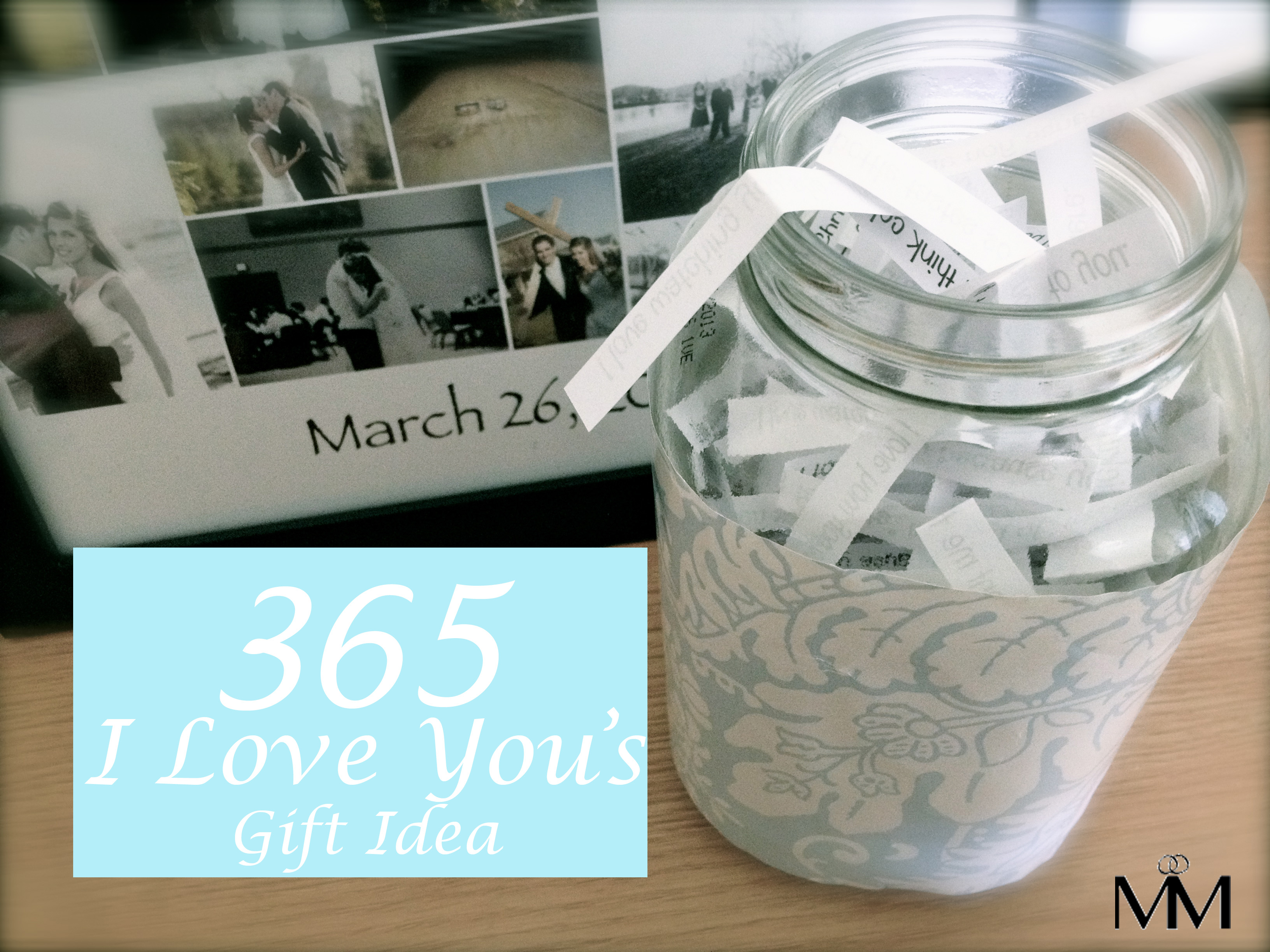 diy 2 year anniversary gift idea - the 365 reasons why i love you
