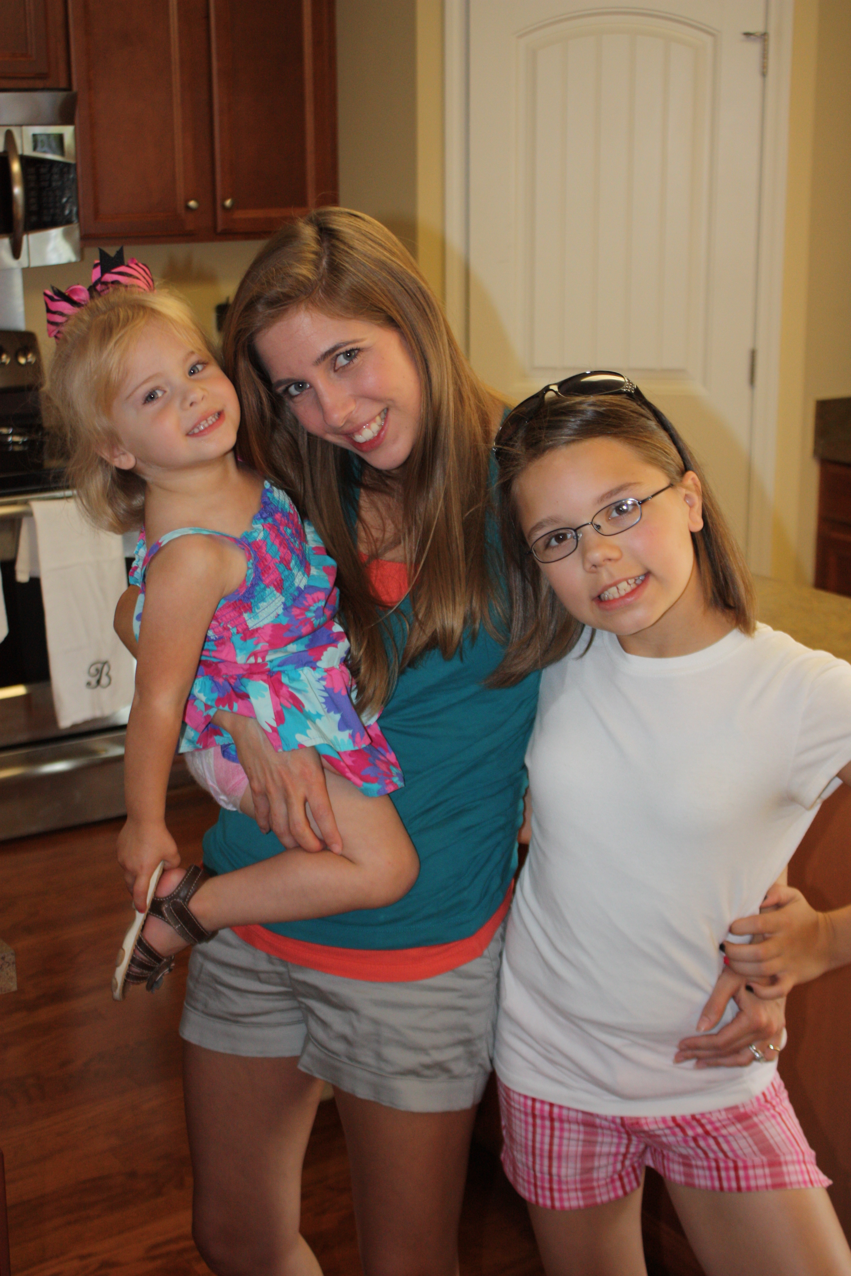 Photo of me with my nieces